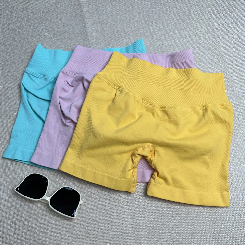 

Gym Running Shorts Scrunch Butt Shorts Women Biker Cycling Shorts Seamless Leggings Sexy Athletic Yoga Shorts