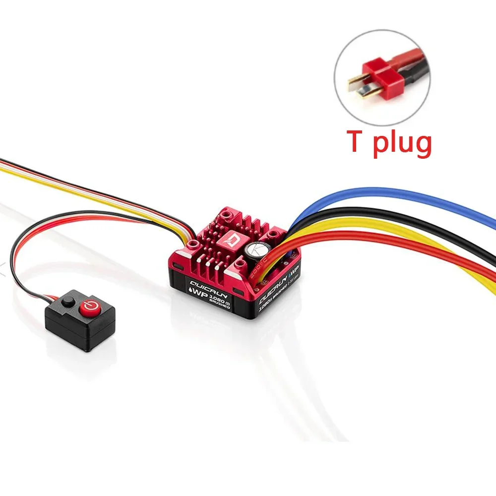 Nowy HobbyWing WP 1080 G2 wodoodporny szczotkowany ESC 80A mający zastosowanie do 1:10 1:8 zdalnie sterowany samochód wspinaczkowy