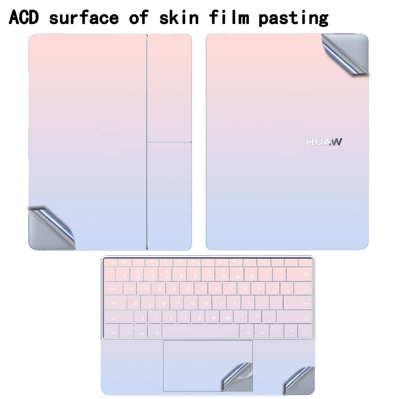 18-inch for Huawei MateBook Fold Extraordinary Master Notebook Skin Sticker GT 14 Shell Skin Mask X Pro Pre-cut vinyl decal