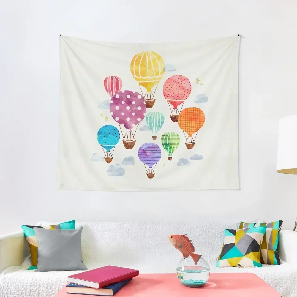 

Hot Air Balloon Tapestry Home Decorations Aesthetic Korean Room Decor Tapestry