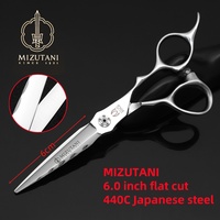 Hairdressing scissors 6.0 inch VG10 Steel grade scissors Pattern Professional Hair Salon Top Professional Scissor