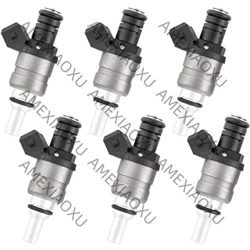 6Pcs Fuel Injector Nozzle 1427240 for BMW E46 E39 X3 Z3 Z4 3 5 Siemens Deka Flow Matched Engine 2.5L 13537546244 1439800 AMEXIAO