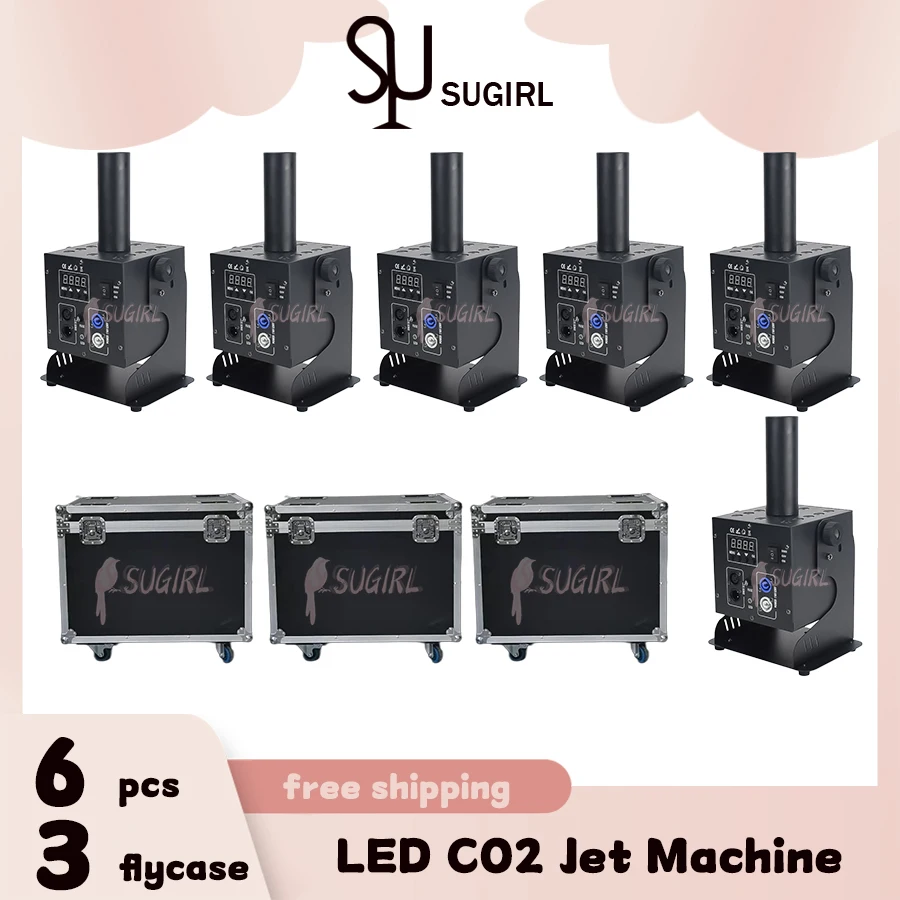 

0 Tax 3 чехол с SFX Digital DMX CO2 Jet Machine Spray 8-10m CO2 Cannon Stage Effect, профессиональная CO2 пусковая установка для диджея, ночного клуба