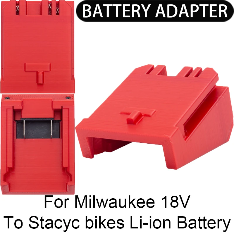 

Battery Adapter/Converter for Stacyc bikes Li-ion tools to Milwaukee 18V Li-ion battery adapter power tool accessories