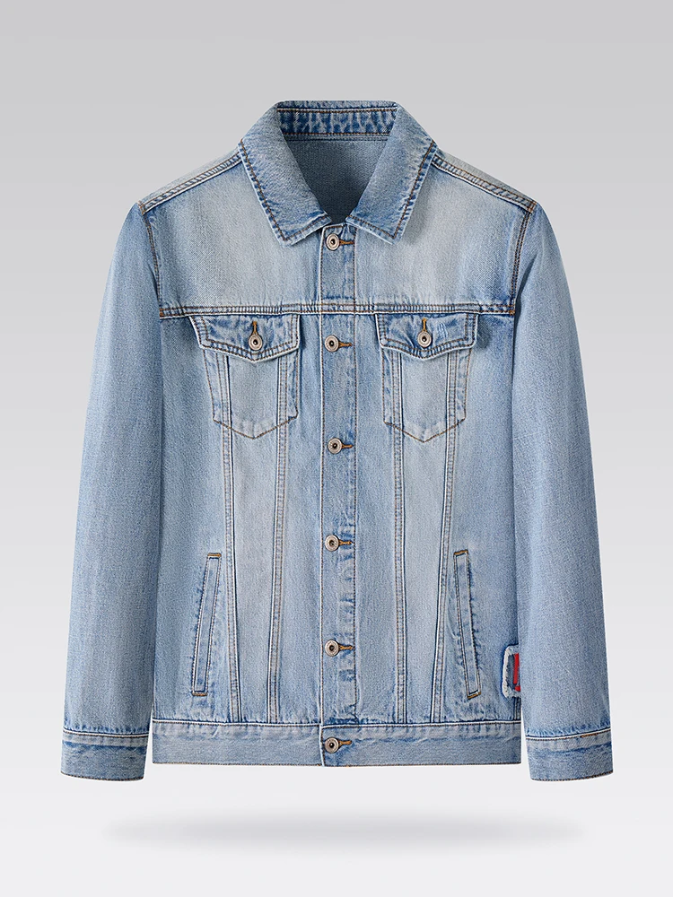 

Classic Sli Men's Denim Jaet Comfortable Cotton 00 Spring New Arrival Faionable Outerwear Youth ular Long Sve