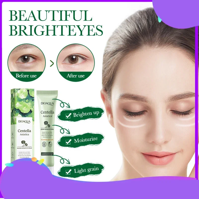 Remove Dark Circles Eye Cream Anti Wrinkle Fades Fine Lines Remove Eye Bags Fat Granules Moisturizing Brighten Beauty Health