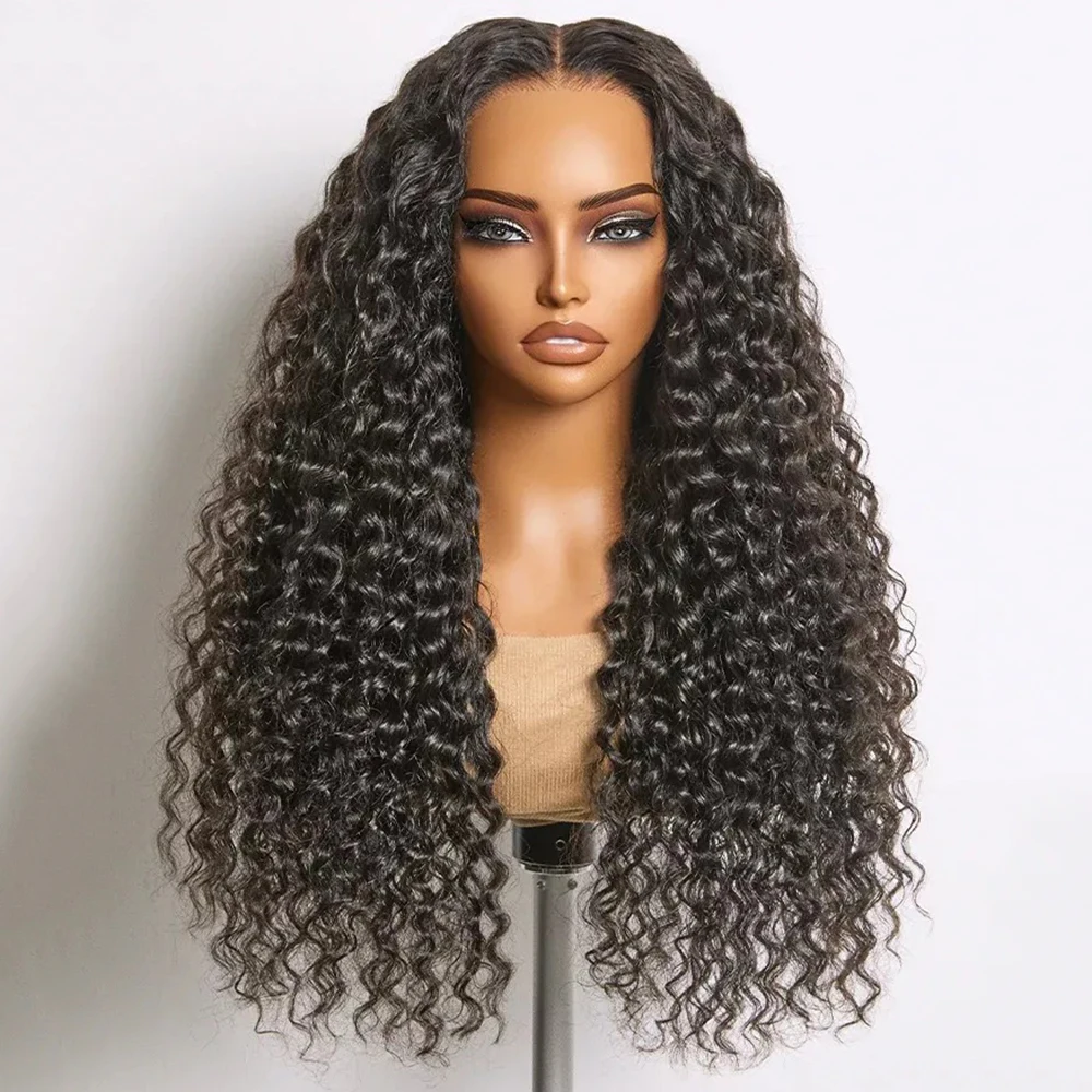 13x4 13x6 Hd Lace Frontal Human Hair Wigs Deep Curly Wave Wigs Brazilian For Black Women Preplucked 200 Density