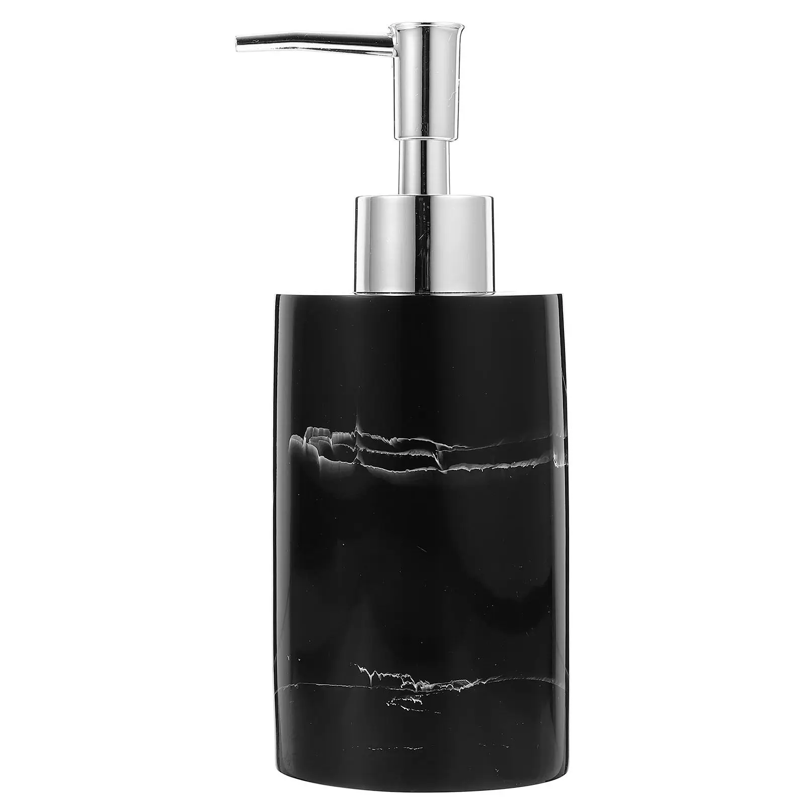 

Marble Pattern Refillable Shampoo Dispenser ABS Resin Press Pump Bottle Lightweight Portable for Liquid Soap Lotion Conditioner