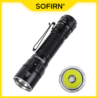 Sofirn New SK1 1300lm Tactical Flashlight SFT25R LED Light 18650 USB C Rechargeable 479m EDC Torch IP68 Lamp with Dual Switch