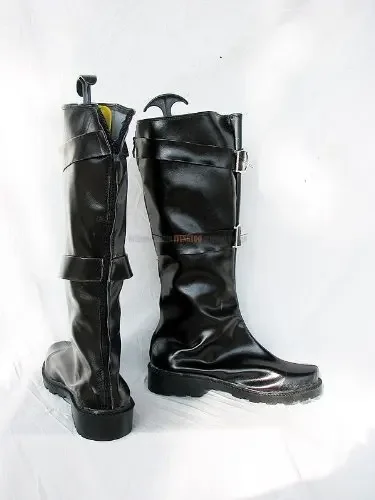 FF7 Sephiroth Cosplay FFinal FFantasy VII Sephiroth Botas Cosplay Sapatos Pretos Sob Encomenda