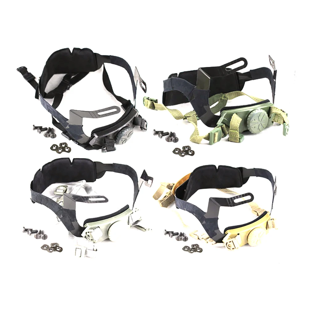 Tactical FAST Helmet Advanced Cingulate Head Locking Suspension System Adjustable Chin Strap Head Locking Buckle Helmet Replacem