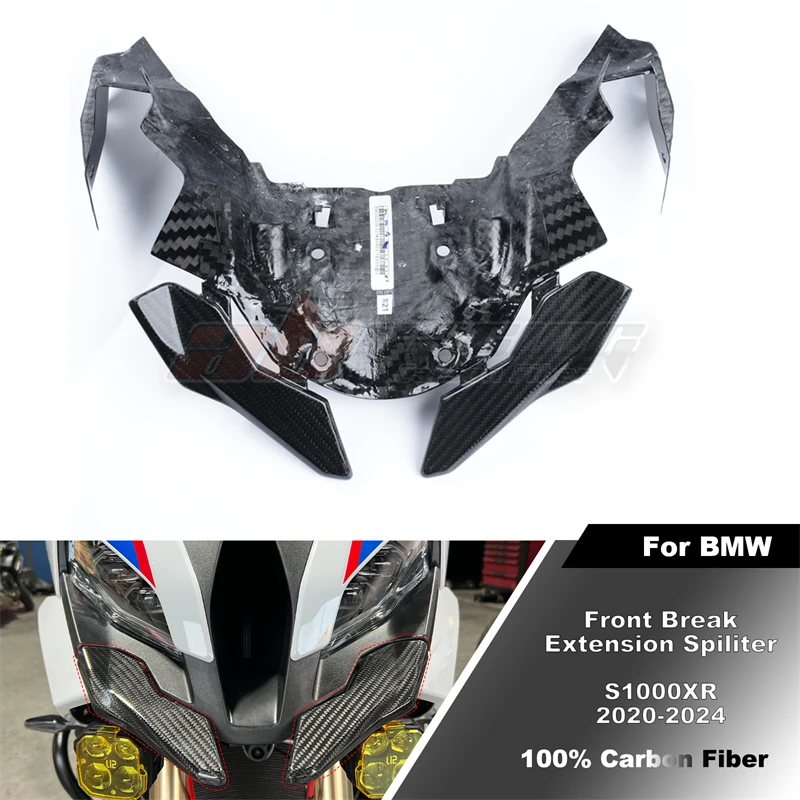 Améliorez l’Aérodynamisme de Votre BMW S1000XR avec des Becs Avants en Fibre de Carbone 100%
