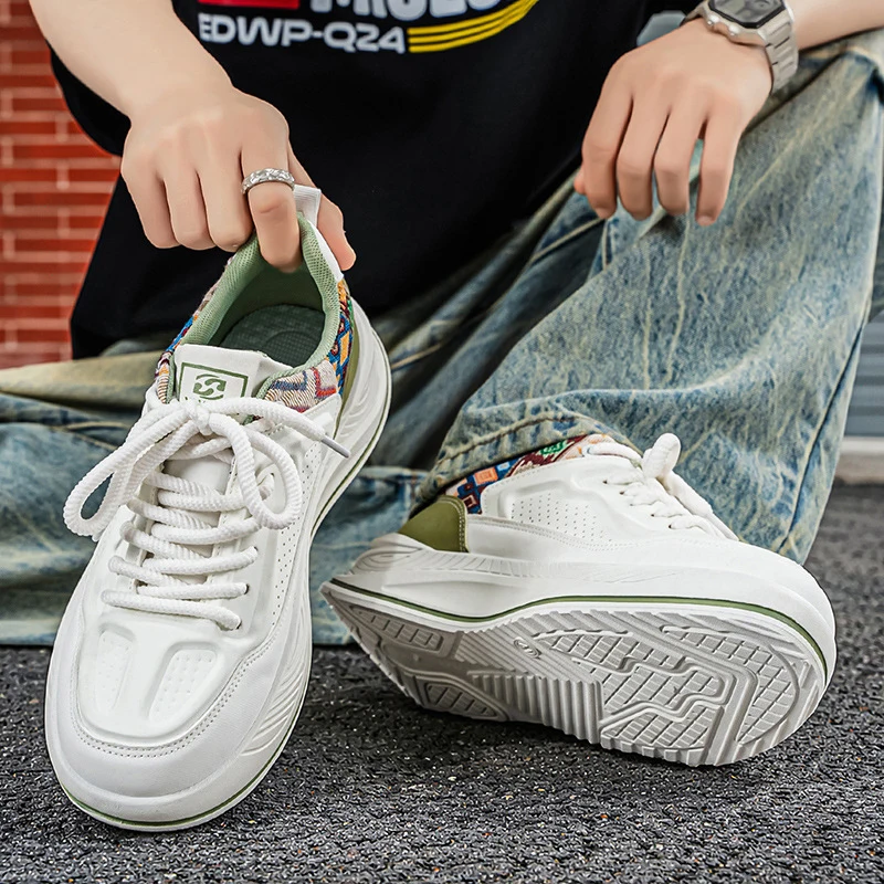 Men's shoes, casual height increasing board shoes, sports shoes, casual shoes, breathable and comfortable outdoor sneakers
