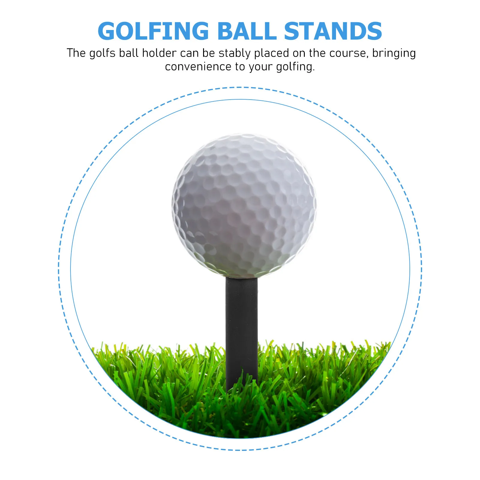 

5Pcs Multi-Functional Golfs Tees Holders Golf Ball Stands Easy Carry Long Roll Practice Gear Golf Ball Sleeve Golfs Holders