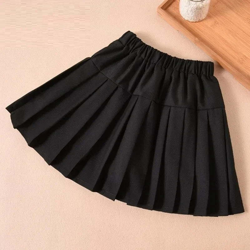 Student Uniform School Girls Pleated Skirt Baby Toddler Teenage Girl Short Skirts Kids Performance Skirts Children Clothes