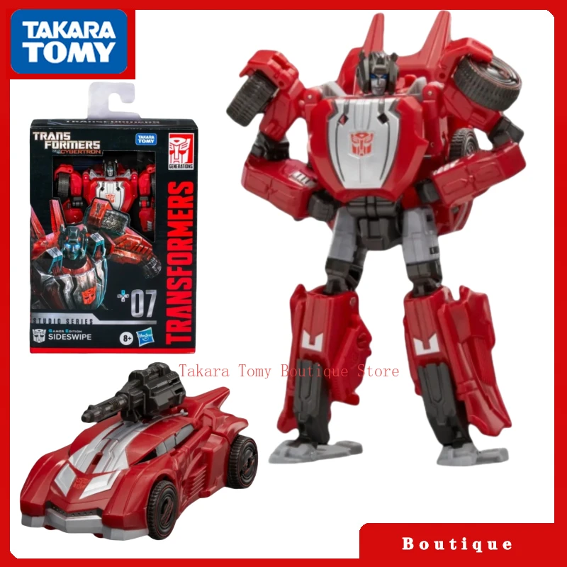 In Stock Transformers Toys Studio Series Gamer Edition Deluxe Class SS-GE-07 Sideswipe Action Figures Classic Gifts Hobbies