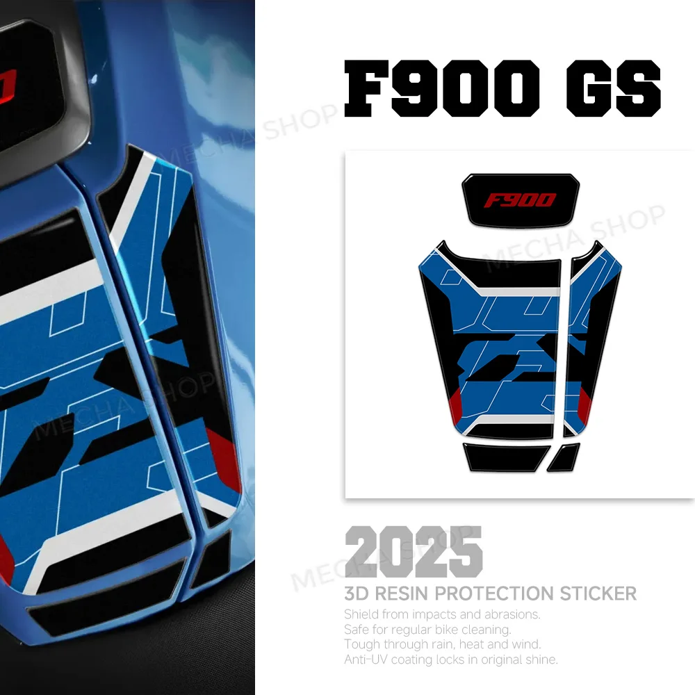 

For F 900 GS 2025 F900GS 2026 Fuel Cap Protection 3D Resin Decal Kit Motorcycle Accessories