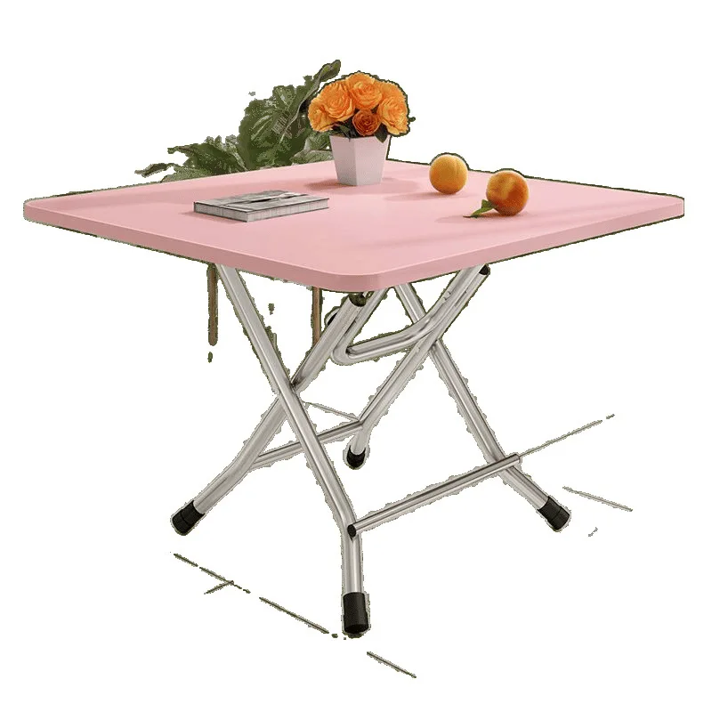 

Table folding table household dining table simple rental house foldable
