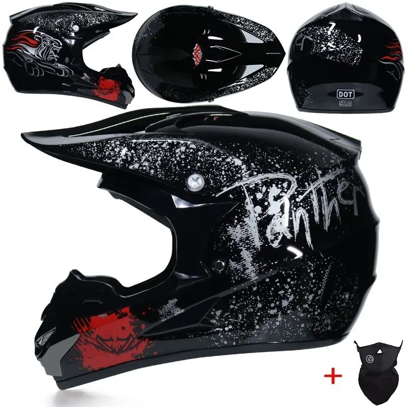 NEW Full face Motorcycle Helmet Cross capacete Motocross Off-road ATV MTB Downhill racing Casco DOT approved