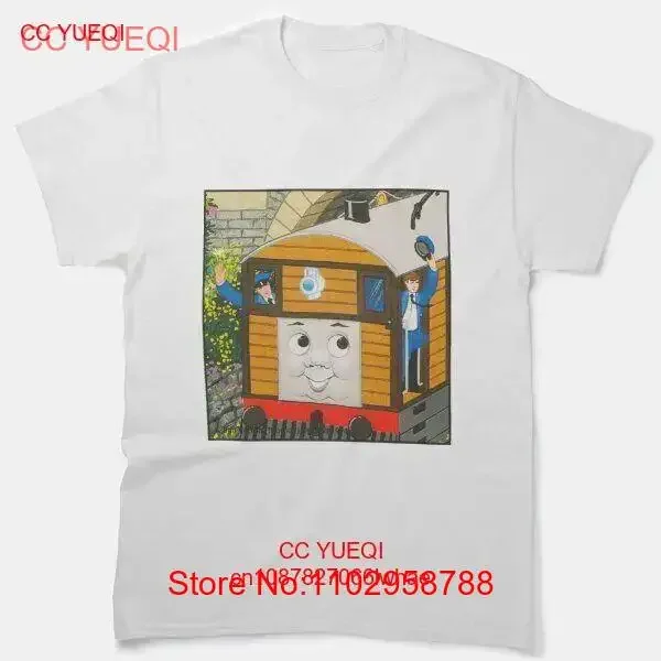 Toby the Tram Engine Vintage Square Card Classic T-Shirt