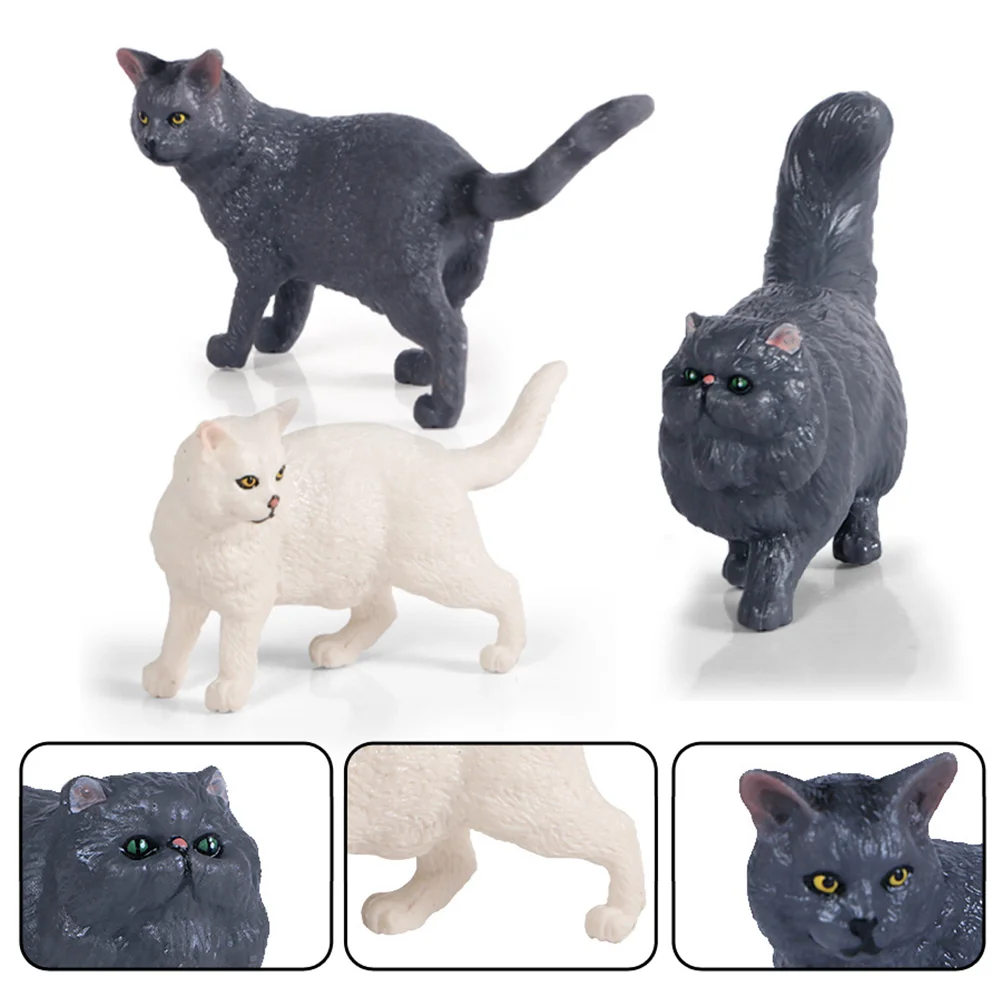 Moves Cats Simulation Model Kitten Artificial Decor Child Stuff for Indoor Home