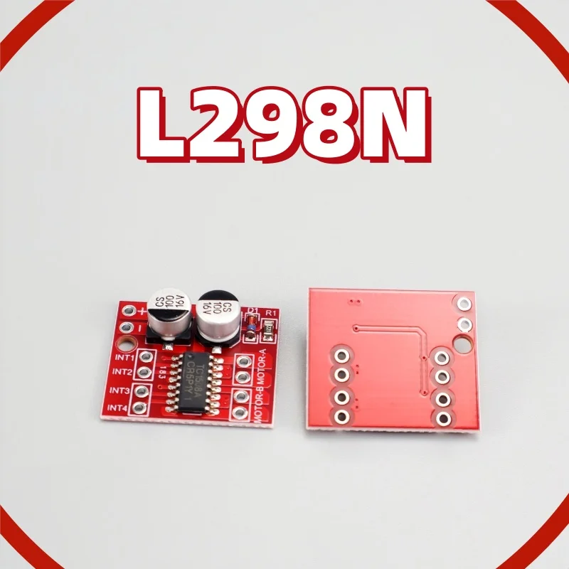 L298N Mini Motor Driver Module DC Dual H-Bridge 2V-10V 1.5A PWM Speed Controller for Arduino Smart Car Robot