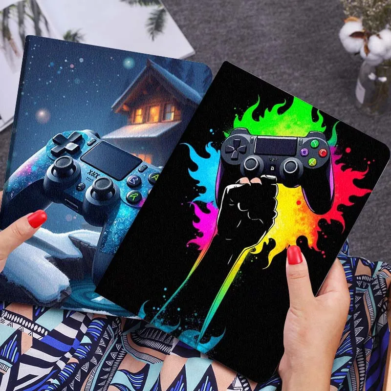 

Starry Game Controller Night Gift For Xiaomi Redmi Mi Poco Pad 2 5 6s 7 7s Ultra Pro Max 14 12.4 12.1 inch Soft Tablet Case