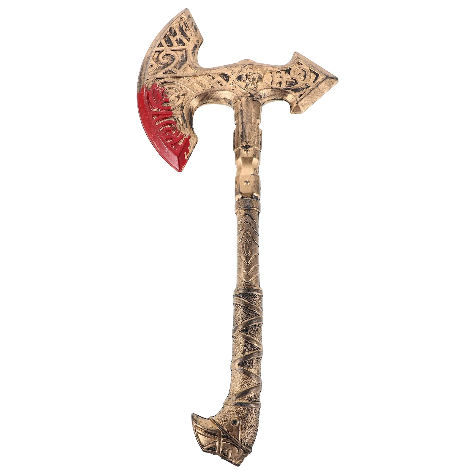 

Simulated Medieval Viking Axe Prop Realistic Fake Axe for Halloween Cosplay Party Performance Stage Props Fake Axes