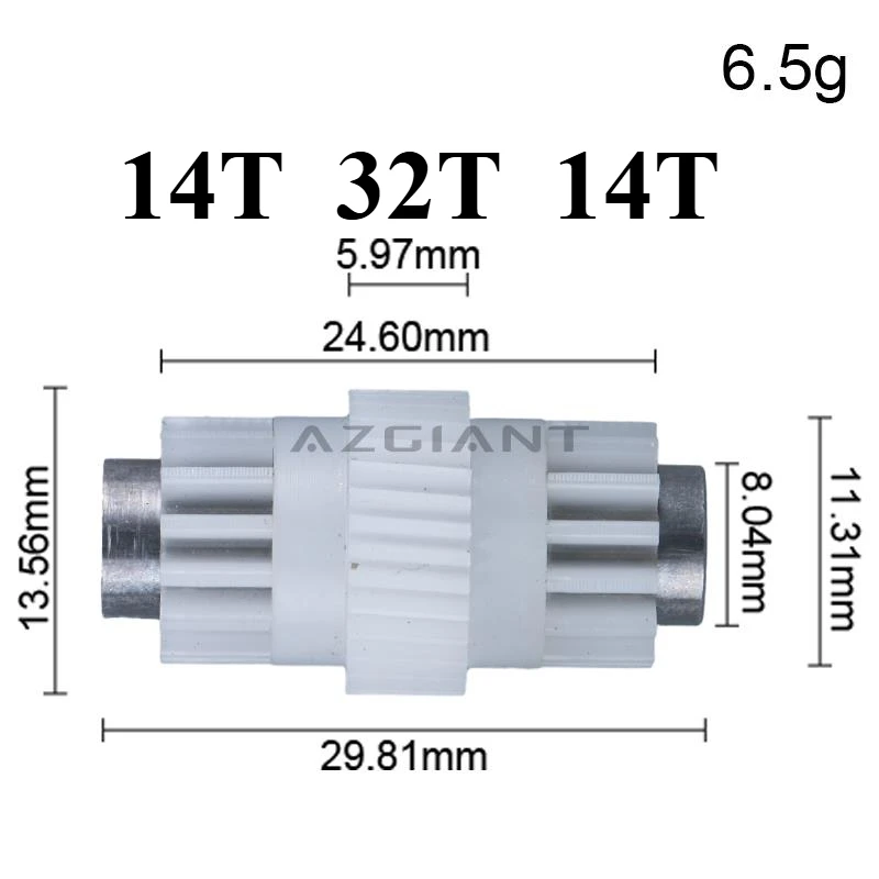 AZGIANT for Kia Stonic Stinger Picanto Morning Ceed MK3 Car Wing Side Rearview Mirror Fold Motor Gear Repair Accessories 1-10pcs