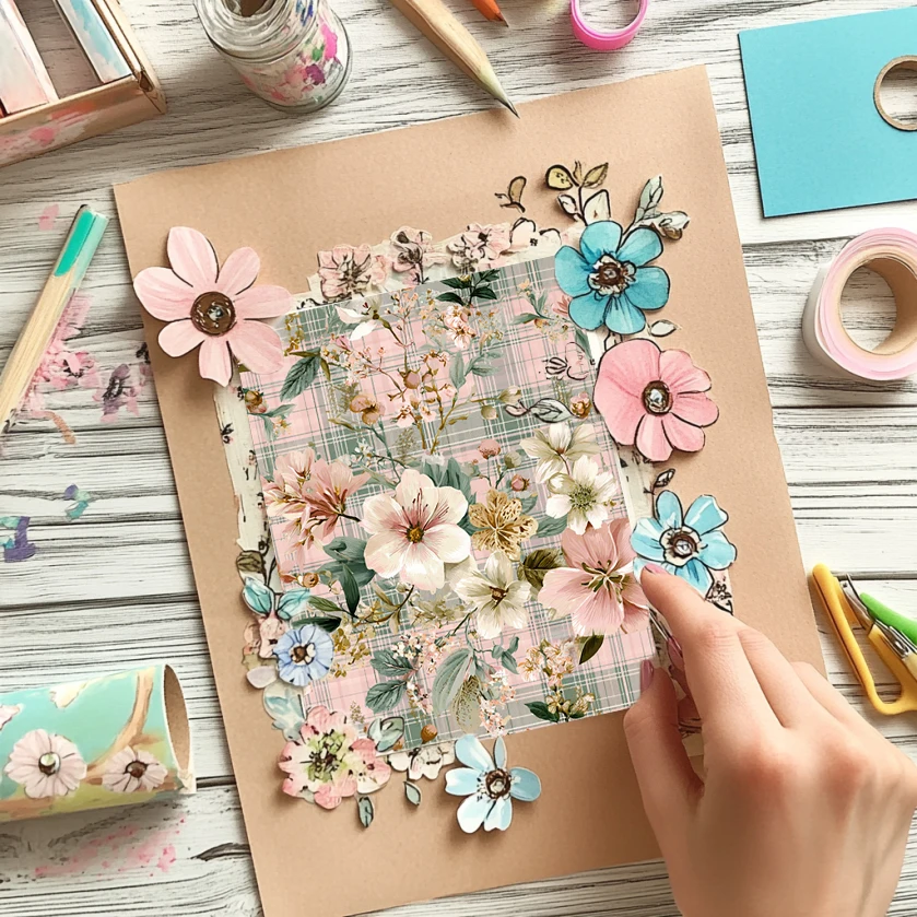 6"x6" scrapbooking- en origami-papierset (36 vellen): kunstontwerpen voor dagboek, kaart-doe-het-zelf en decoratie.