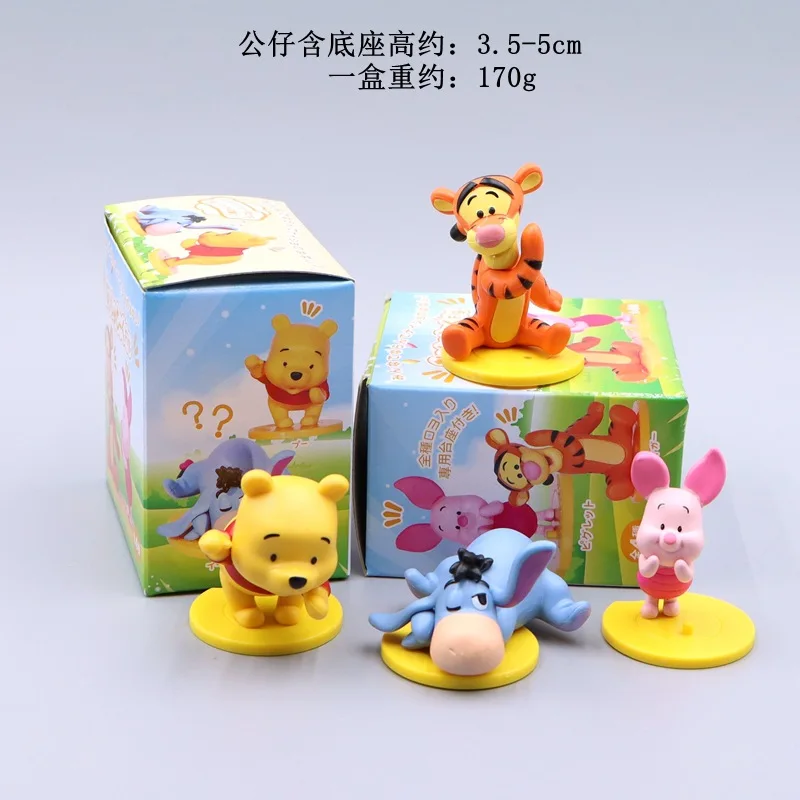 Creative Whisper Winnie The Pooh Tigger Action Figures Dolls DIY Cartoon Desktop Car Interior Miniature Ornament Accessories