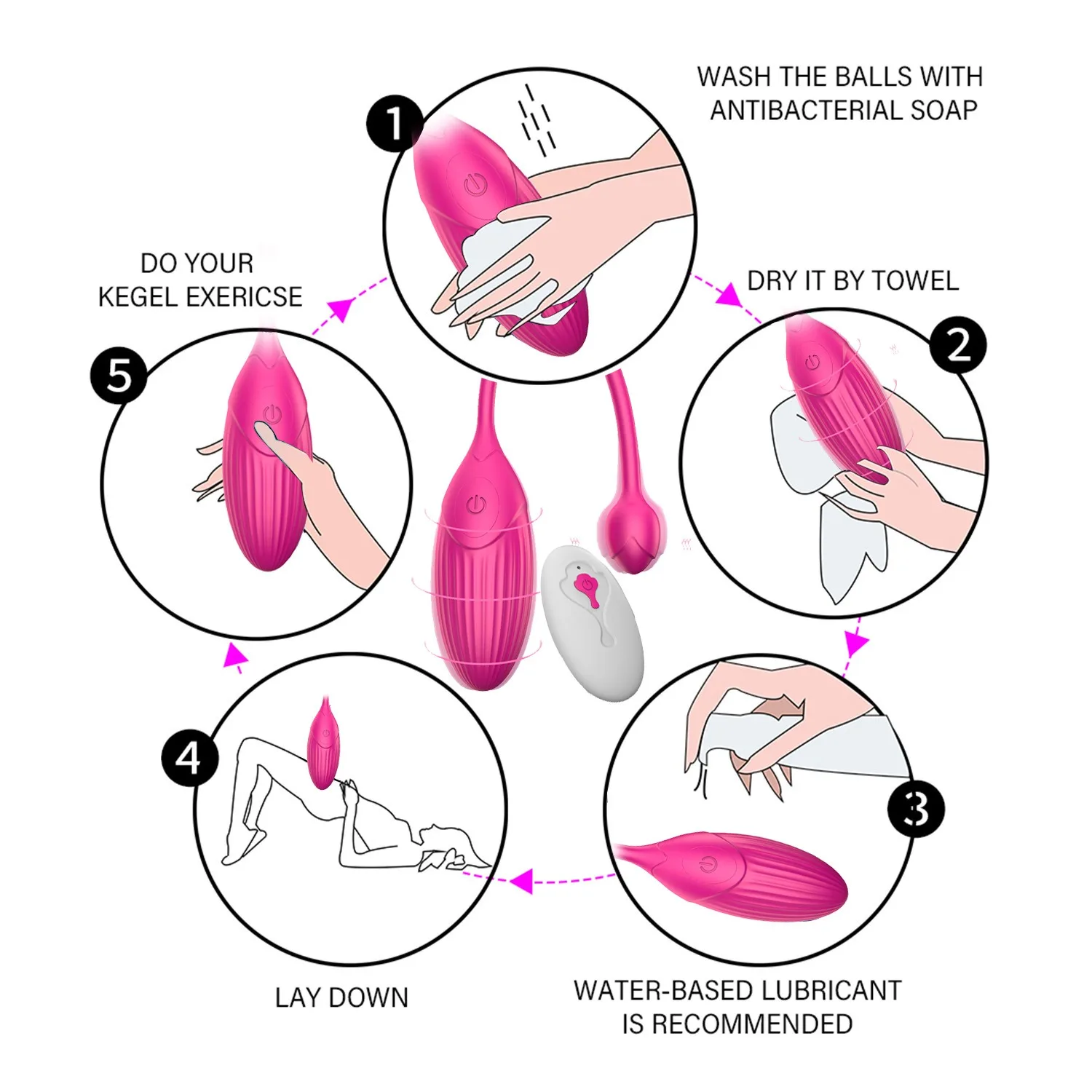 Mini Vibrator eggs Sex Toys for Women Adult Sex Products Kegel Simulator Vaginal balls for Couple Vibrating Egg Remote Control