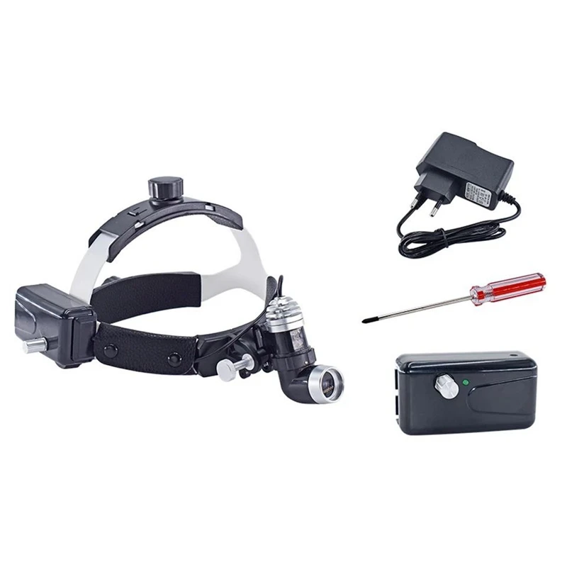 Lámpara de cabeza LED Dental de 5W para lupa Binocular, foco de brillo, faro quirúrgico médico ajustable para odontología ENT