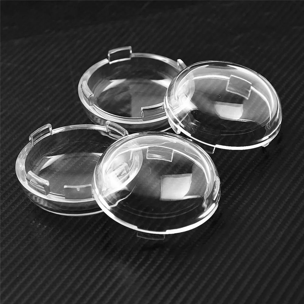 Motorcycle Turn Signal Indicator Light Lens Cover Smoke/Red/Clear/Orange Lamp Cover For Harley Touring Sportster Softail Dyna