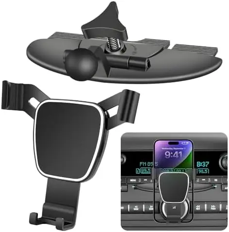 

Car Phone Mount for Chevy Silverado 1500/2500HD/3500HD 1999-2019 - Interior Auto Accessory (Excl. No CD Console)