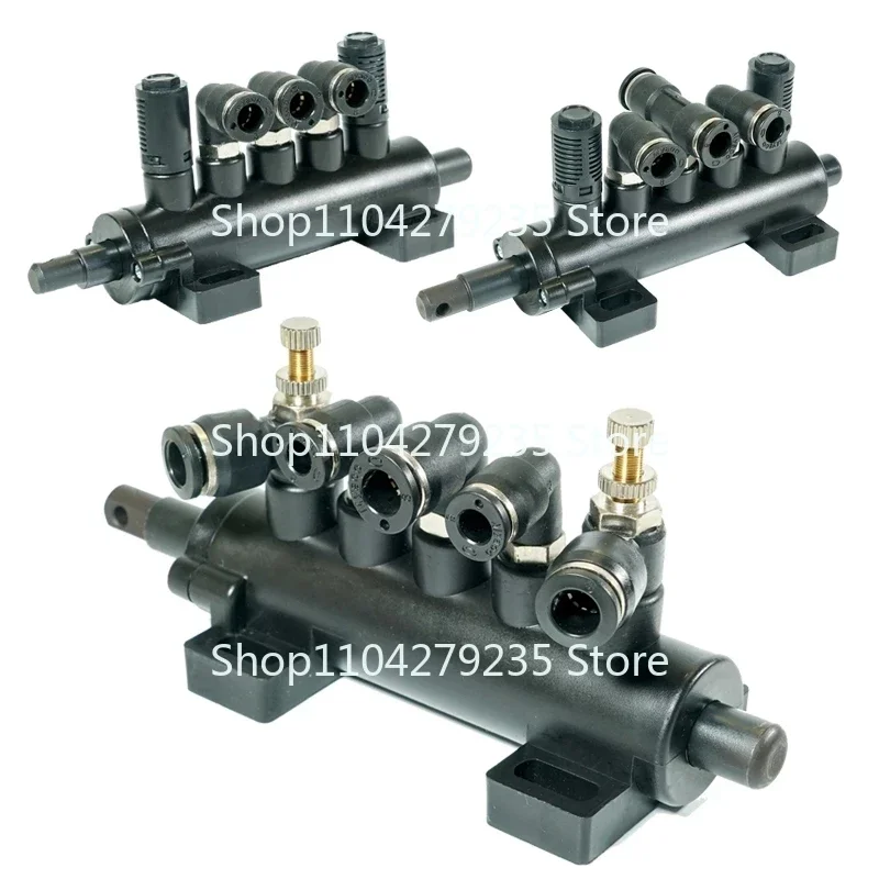 Five-Port Tube Controlling Valve for Tyre Changer Machine Foot Pedal Cylinder Switch Suitable Unite, Kexing 1pc