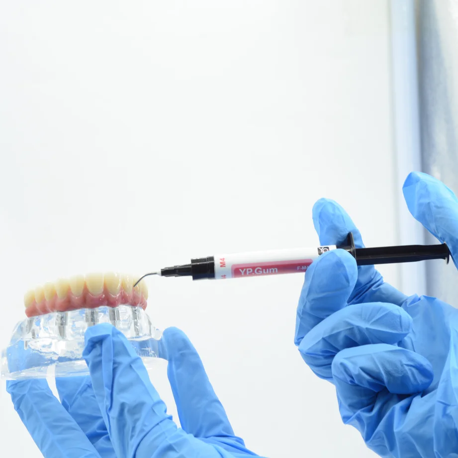 Gingival Porcelain Composite Resin for Crown and Bridge Dental Light-Cure Hard Composite for Gum