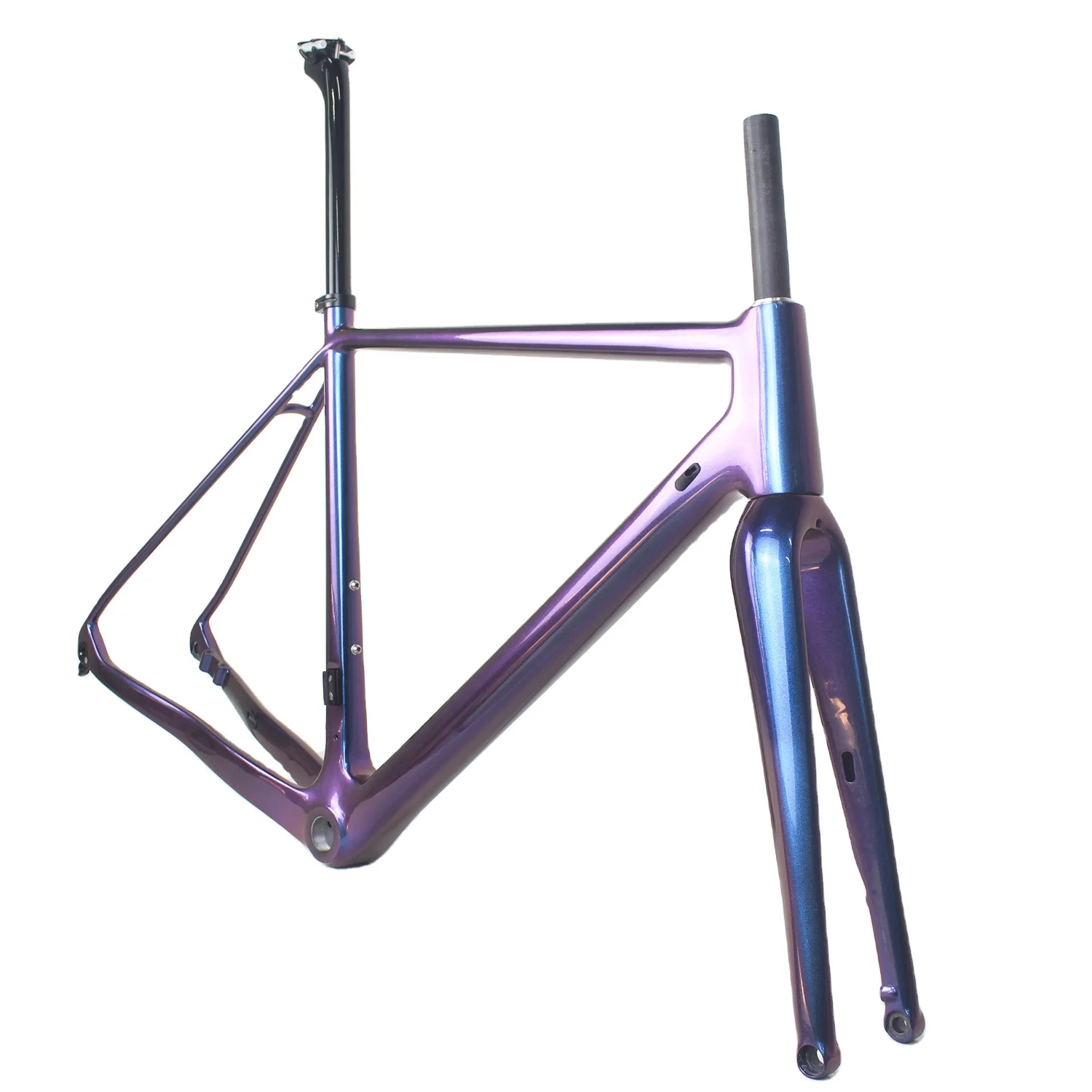 

chameleon custom paint disc carbon gravel cyclocross road bike frame