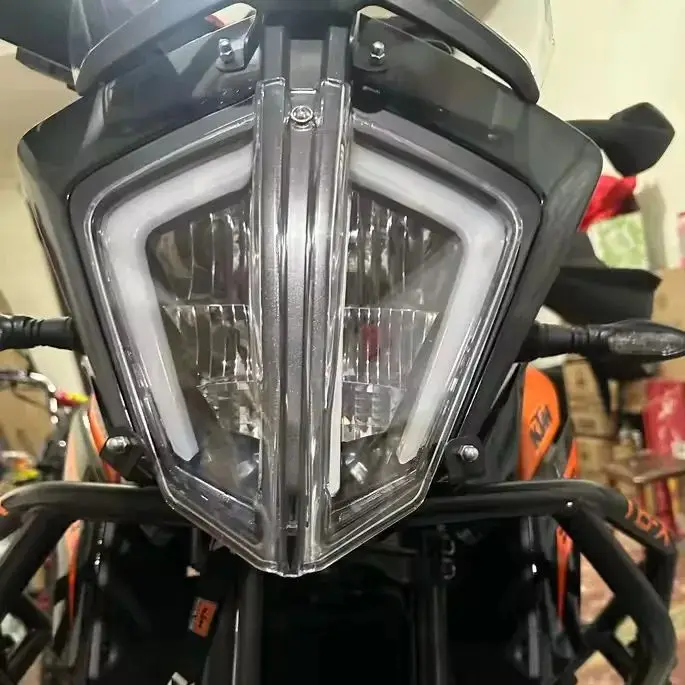

For KTM 390 ADV 390Adventure 2020 2021 2022 2023 2024 890Adventure Motorcycle Headlight Grille Protection Cover Head Light Guard