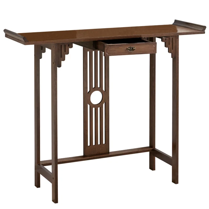 

New Chinese-style entrance table, Zen foyer entrance table, living room table