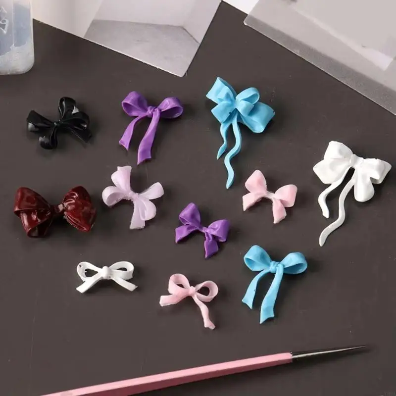 y88a bowknot art mould silicone mold for women girls lail accosities make mould