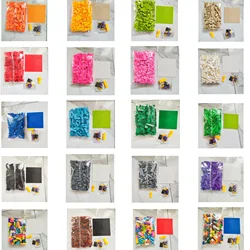 2pcs/set toy Building Blocks+Base Plate Compatible with LEGO Gift Figures 17colors 20styles Children's Day Creative Educational