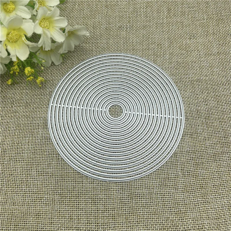 Circles Border frame Metal Cutting Dies Stencils For DIY Scrapbooking Decorative Embossing Handcraft Template