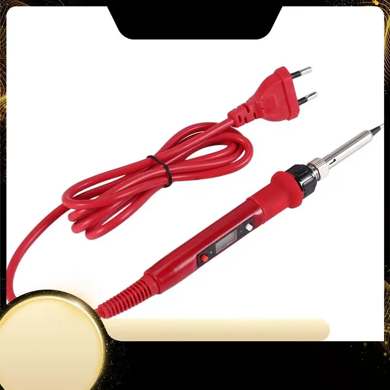 220V 80W Lcd Electric Soldering Iron 908S Adjustable Temperature Solder Iron With Quality Soldering Iron Tips And Kits Eu Plug-X