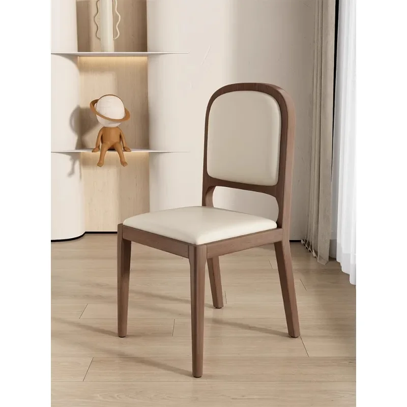 

Nordic solid wood dining chair home hotel coffee restaurant living room chair ash wood back chair minimalist designer