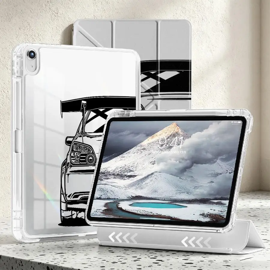 Sports Cars Super Car With Pen Slot Cover Tablet Case For Samsung Galaxy Tab S9 Plus S10 Lite A9 Plus S7 FE A8 A11 S8