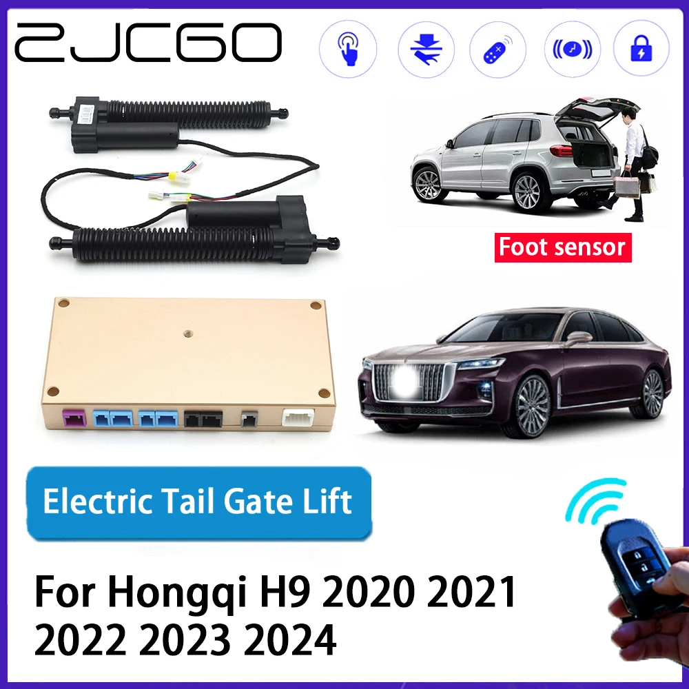 

ZJCGO Car Auto Trunk intelligent Electric Tail Gate Lift Automatic Tailgate Opener for Hongqi H9 2020 2021 2022 2023 2024