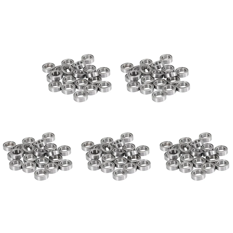 

ABMH-100Pcs MR106-ZZ Подшипник 6X10X3 мм Металлический экранированный шарикоподшипник, предварительно смазанный смазкой радиальный шарикоподшипник