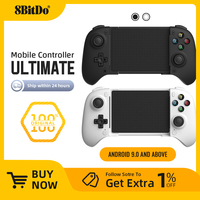 8BitDo Ultimate Bluetooth Mobile Game Controller，Gamepad with Hall Effect Joysticks Triggers for Android Smartphones and Tablet