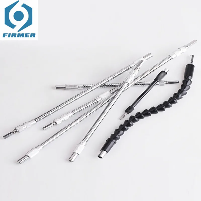 5 Pcs Multifunctional Universal Shaft ยืดหยุ่นเจาะท่อพลาสติกมือไฟฟ้าชุดหัวเชื่อมต่อ Rod เครื่องมือ